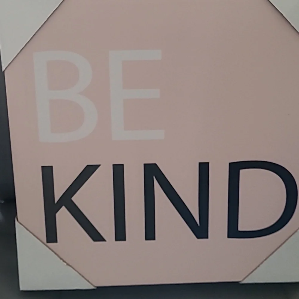 💕NWT BE KIND Wall Art💕12x12